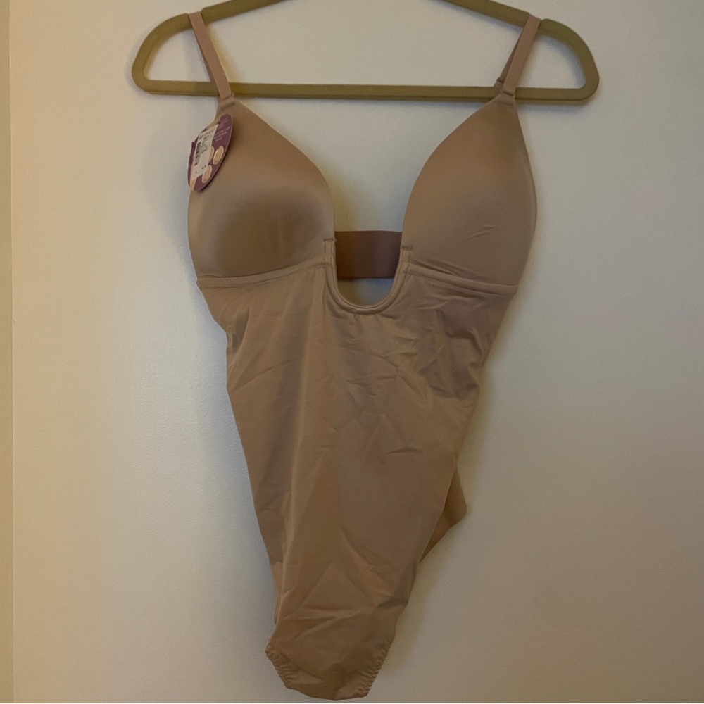 Spanx Suit Your Fancy Plunge Body Suit NWT